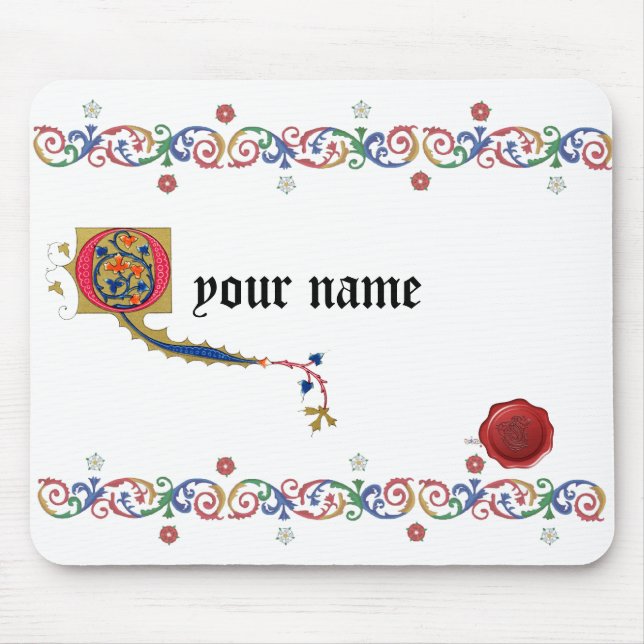 Alfombrilla De Ratón Q mousepad medieval (Frente)