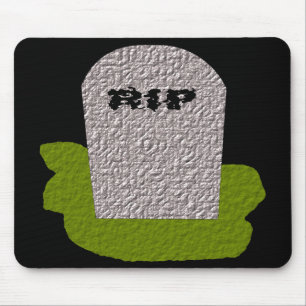 Alfombrilla De Ratón QEPD Mousepad Tombstone