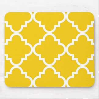 Alfombrilla De Ratón Quatrefoil Mousepad - amarillo