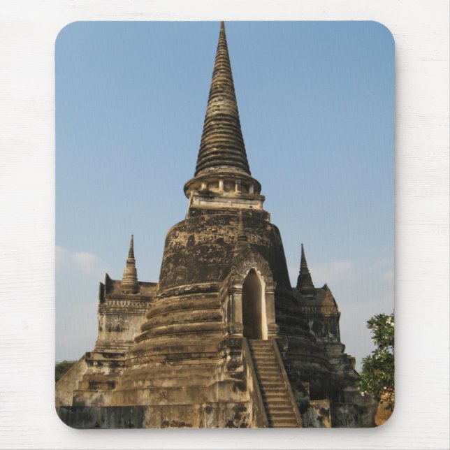 Alfombrilla De Ratón ¿Qué es Phra Si Sanphet? Ayutthaya, Tailandia (Frente)