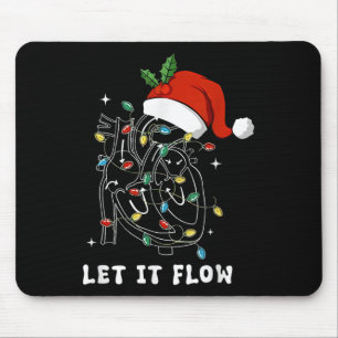 Alfombrilla De Ratón Que fluya Navidades Enfermera Cardiaca Anatomía Ca