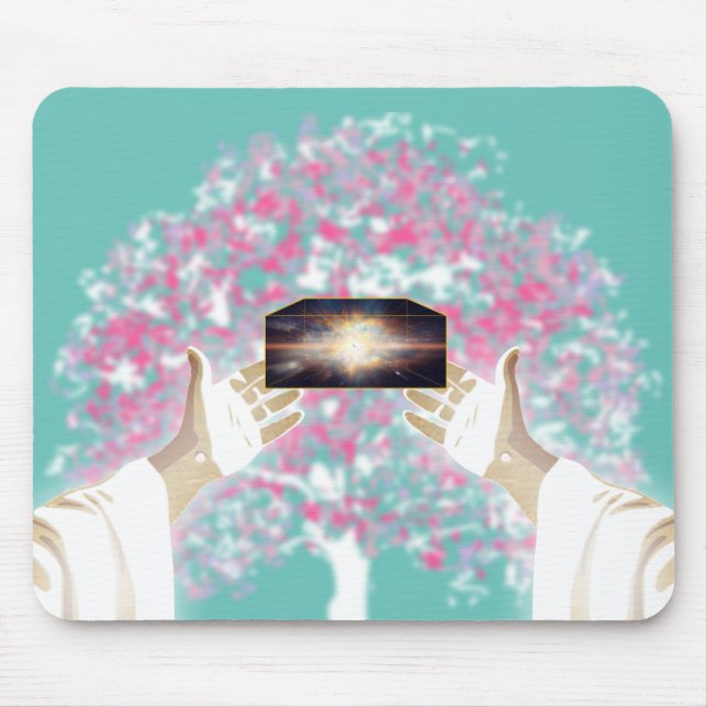 Alfombrilla De Ratón Que haya luz, y que haya luz. (Frente)