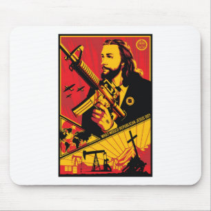 Alfombrilla De Ratón ¿Qué Jesús republicano haría? Mousepad