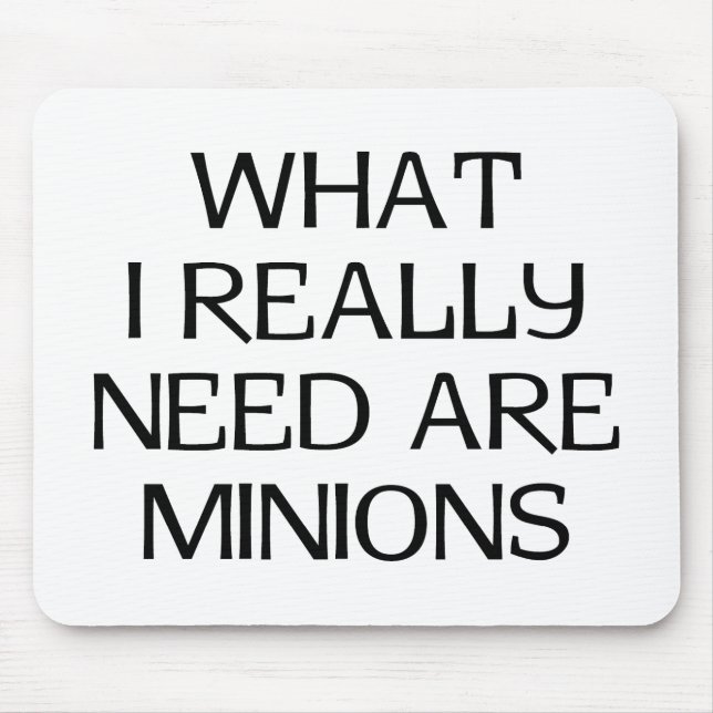 Alfombrilla De Ratón Qué minions (Frente)