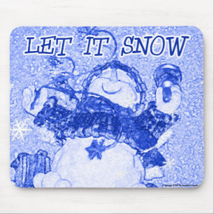 Alfombrilla De Ratón Que Nieve Mousepad
