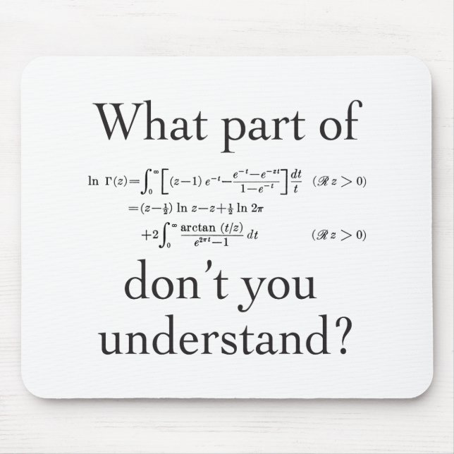 Alfombrilla De Ratón Qué parte… (Frente)