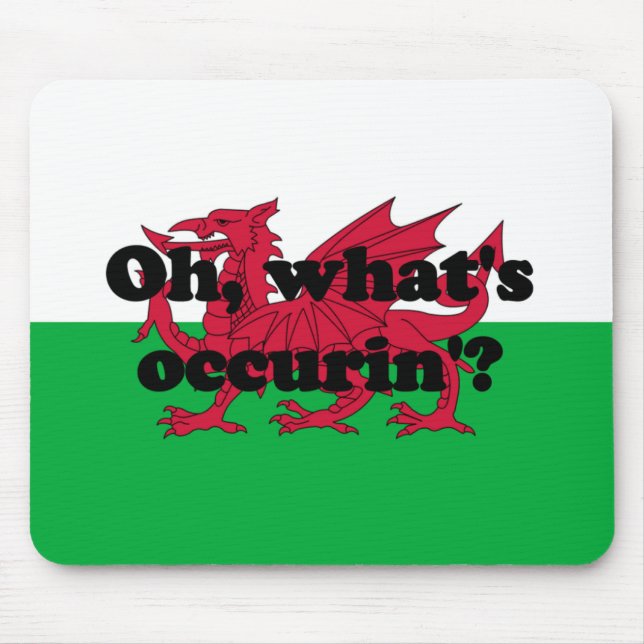 Alfombrilla De Ratón '¿Qué pasa?' (Frente)