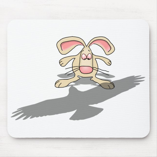 Alfombrilla De Ratón ¿Qué..? Rabbit Personalizado Mousepad (Frente)