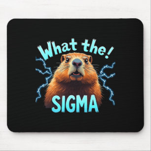 Alfombrilla De Ratón Qué Sigma Meme Vintage Woodchuck Para Lovers del D