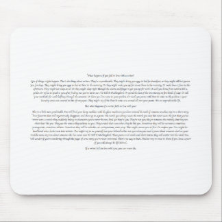 Alfombrilla De Ratón ¿Qué sucede si usted cae en amor con un escritor?