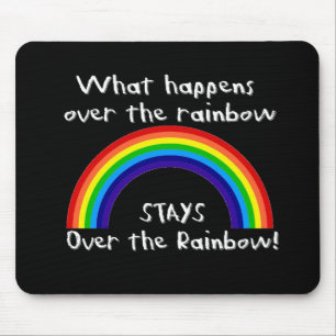 Alfombrilla De Ratón Qué sucede sobre el arco iris…