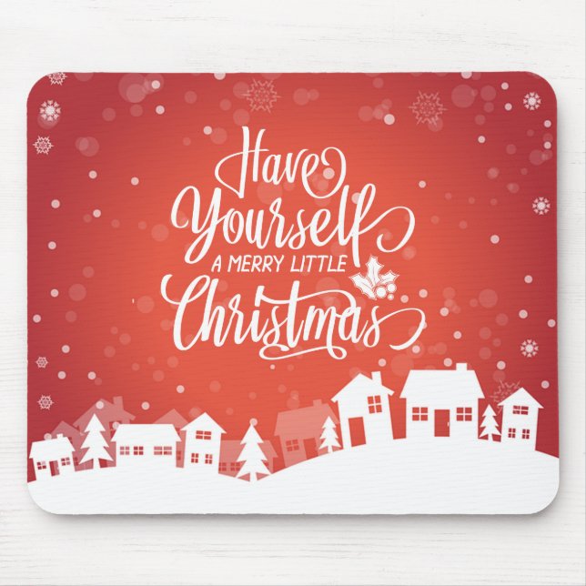 Alfombrilla De Ratón Que Te Tengas Un Poco De Navidades | Mousepad (Frente)