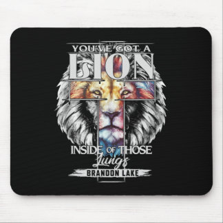 Alfombrilla De Ratón Que tu león salga de Brandon Lake Merch alabando a
