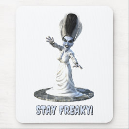 Alfombrilla De Ratón ¡Quédate freaky! Novia de Frankenstein