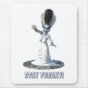 Alfombrilla De Ratón ¡Quédate freaky! Novia de Frankenstein