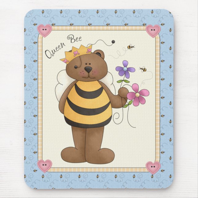 Alfombrilla De Ratón Queen Bee - Mousepad (Frente)