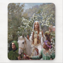 Alfombrilla De Ratón Queen Guinevere's Maying (by John Collier)