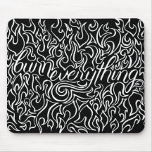 Quemadura todo Mousepad