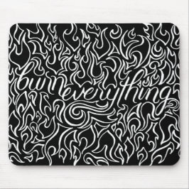 Alfombrilla De Ratón Quemadura todo Mousepad