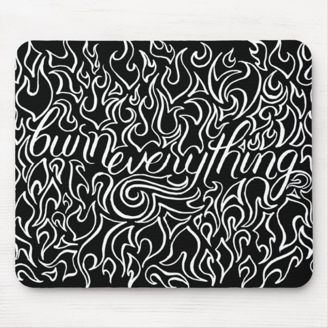 Alfombrilla De Ratón Quemadura todo Mousepad (Frente)