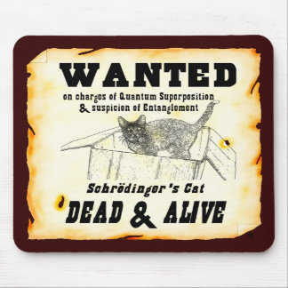 Alfombrilla De Ratón "QUERIDO: El gato" Mousepad de Schrodinger