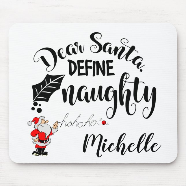 Alfombrilla De Ratón Querido Santa (Frente)
