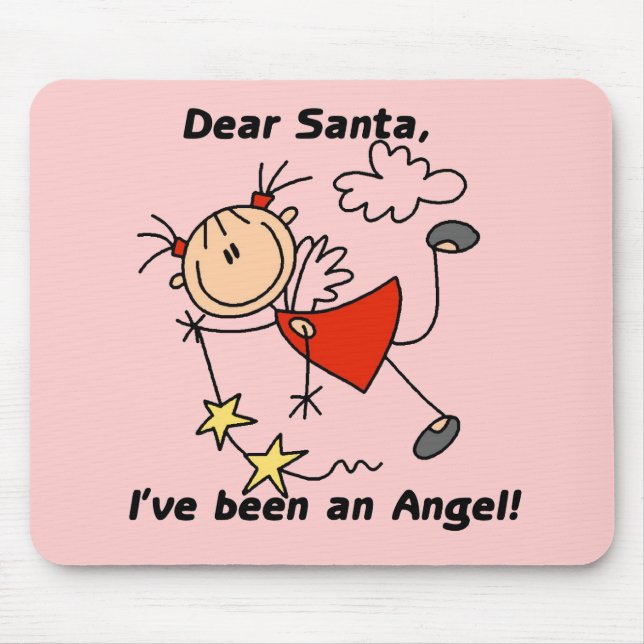 Alfombrilla De Ratón Queridos Navidades de Santa Claus: camisetas y reg (Frente)