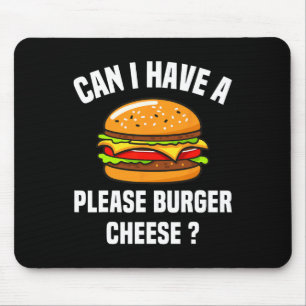 Alfombrilla De Ratón Queso de hamburguesa Quese Bbq Funny Sa