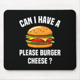 Alfombrilla De Ratón Queso de hamburguesa Quese Bbq Funny Sa