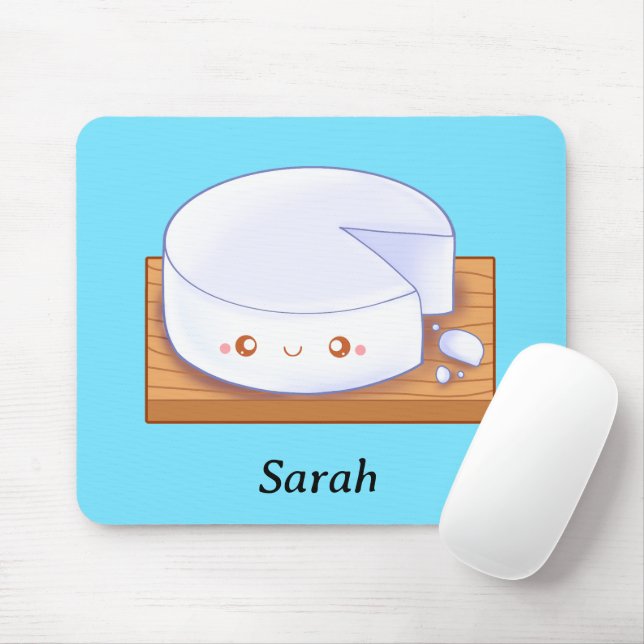 Alfombrilla De Ratón Queso fresco mexicano de queso blanco (Con ratón)