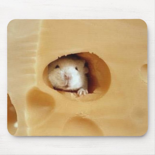 Alfombrilla De Ratón Queso Mousepad (Frente)