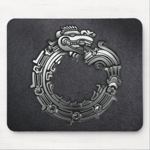 Alfombrilla De Ratón Quetzalcoatl plateado