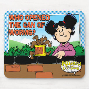 Alfombrilla De Ratón Quién abrió la poder de gusanos
