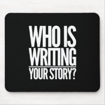 ¿Quién está escribiendo su historia? Cojín de