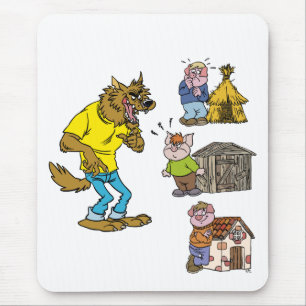 Alfombrilla De Ratón ¿Quién le teme al Gran Lobo Bully? Mousepad