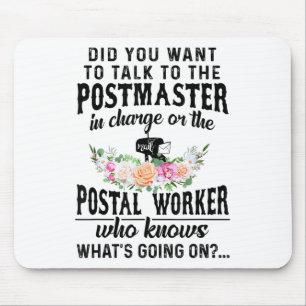 Alfombrilla De Ratón ¿Quieres Hablar Con El Postmaster A Cargo?