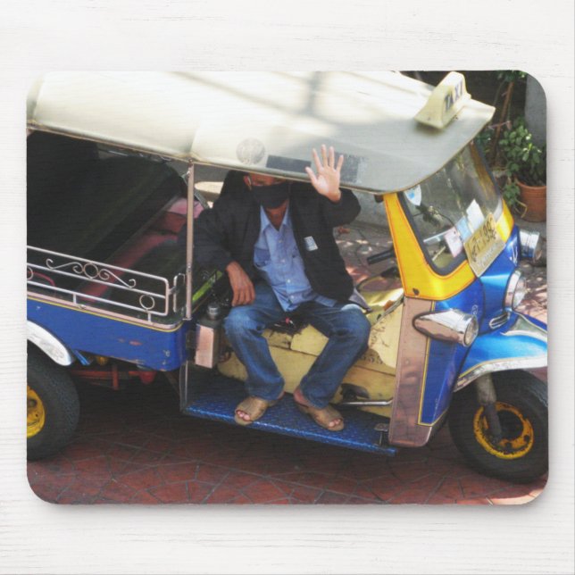 Alfombrilla De Ratón ¿Quieres TAXI TUK-TUK? (Frente)