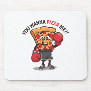 Alfombrilla De Ratón Quieres Una Pizza De Mi Gimnasio Gracioso Boxeo Pi