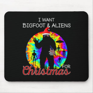 Alfombrilla De Ratón Quiero Bigfoot & amp; Alimentos Para Navidades Sas
