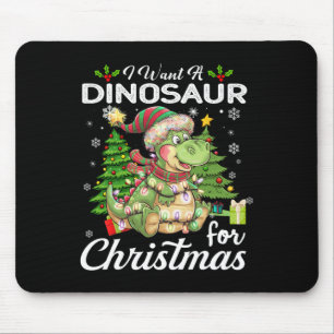 Alfombrilla De Ratón Quiero Dinosaurios Para Navidades Dones Cuidados X