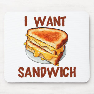 Alfombrilla De Ratón Quiero Sandwich