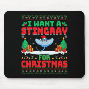 Alfombrilla De Ratón Quiero Un Stingray Para Los Navidades Stingray Lov
