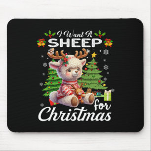 Alfombrilla De Ratón Quiero Una Oveja Para Navidades Dones Cuidados Nav