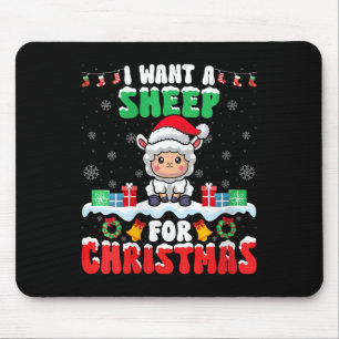 Alfombrilla De Ratón Quiero Una Oveja Para Navidades - Oveja Lover Sant