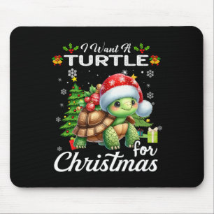 Alfombrilla De Ratón Quiero Una Tortuga Para Los Navidades Con Los Rega