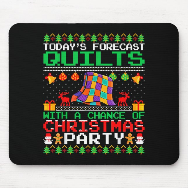 Alfombrilla De Ratón Quilts Christmas Party Quilts Quilting Christmas U (Frente)