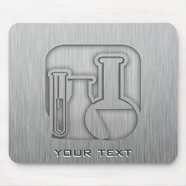 Alfombrilla De Ratón Química de apariencia Metalizado cepillado (Frente)