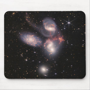 Alfombrilla De Ratón Quinteto del telescopio espacial JWST James Webb S