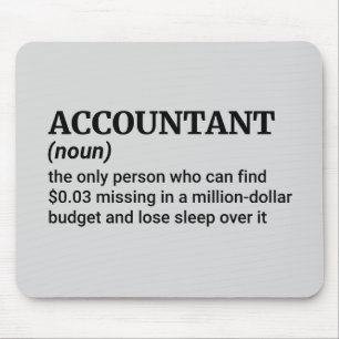 Alfombrilla De Ratón Quirky Accountant Humor