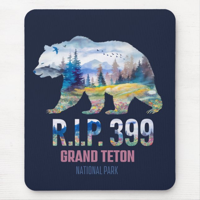 Alfombrilla De Ratón R.I.P. 399 La Reina del Oso de los Tetones (Frente)
